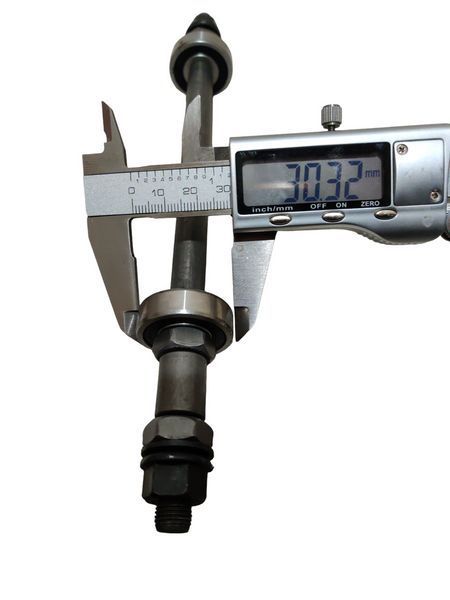 Вісь задня 10 мм на велосипед з підшипником 6200 довжина 240 мм 2508565214 фото